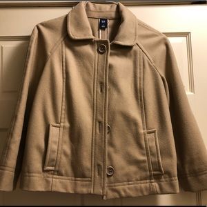 Gap wool blend shirt jacket size L.
